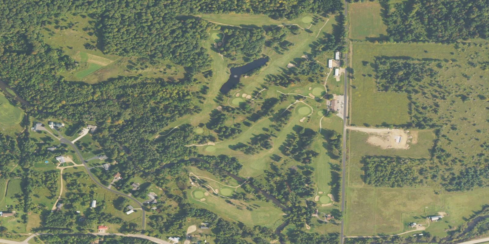 Satellite view of Maple Hills Golf Course