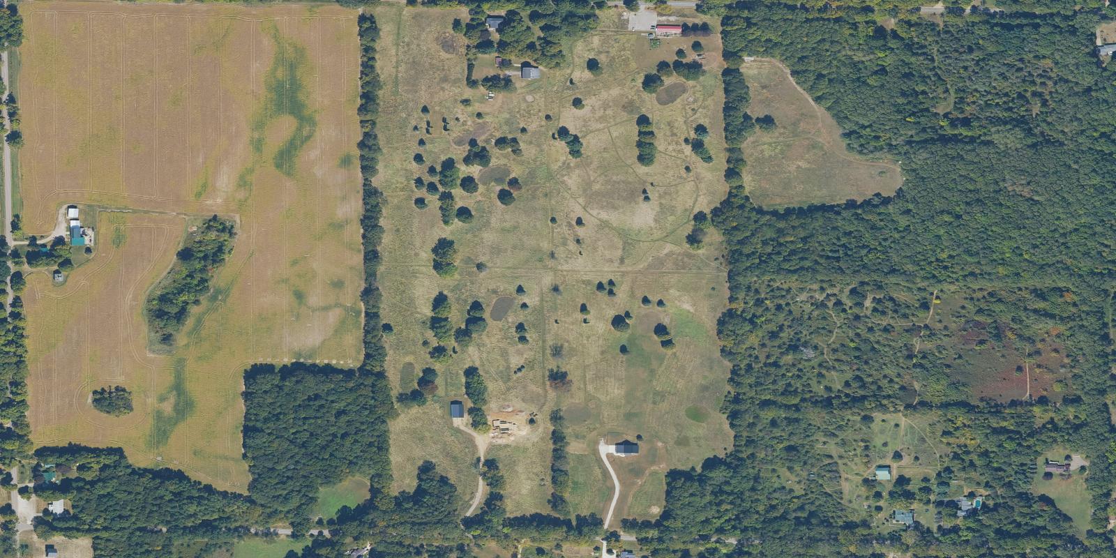 Satellite view of Maple Hills Golf Course