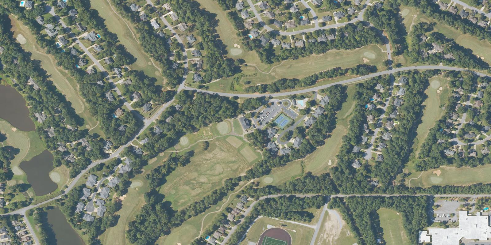 Satellite view of Maple Ridge Golf Club
