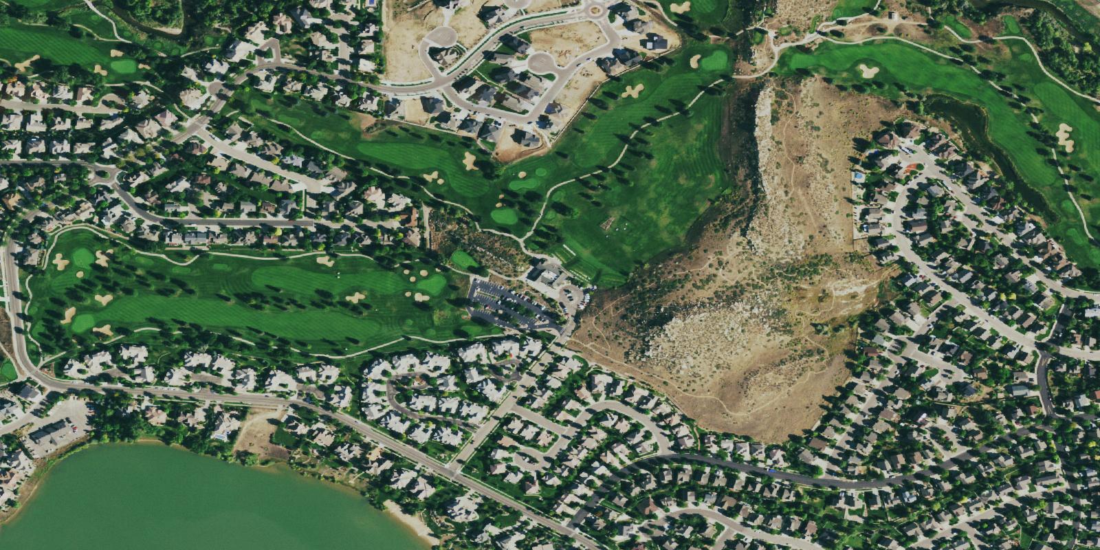 Satellite view of Mariana Butte Golf Course