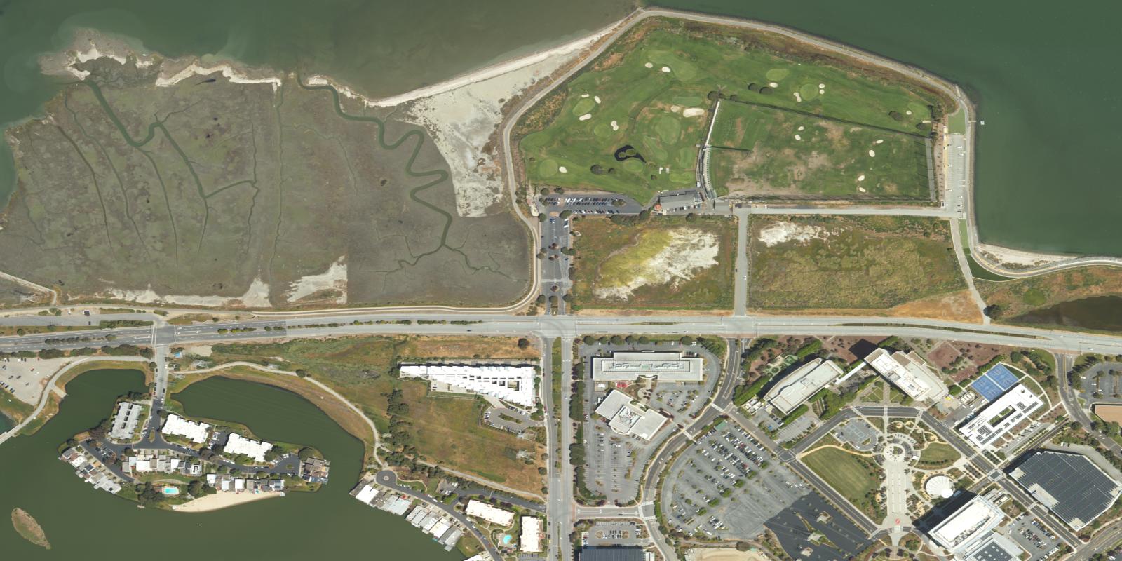 Satellite view of Mariners Point Golf Links