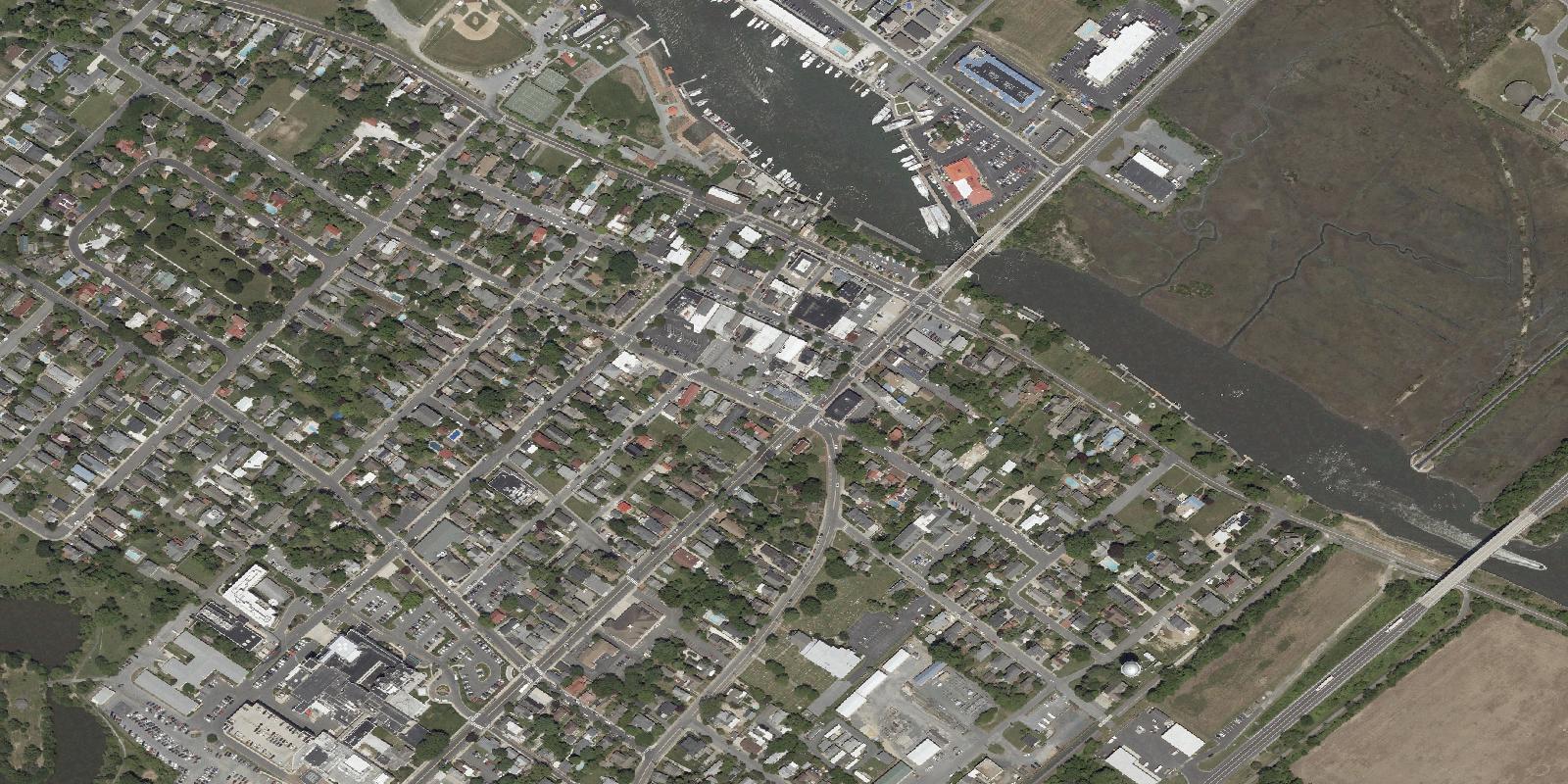 Satellite view of Marsh Island Golf Club
