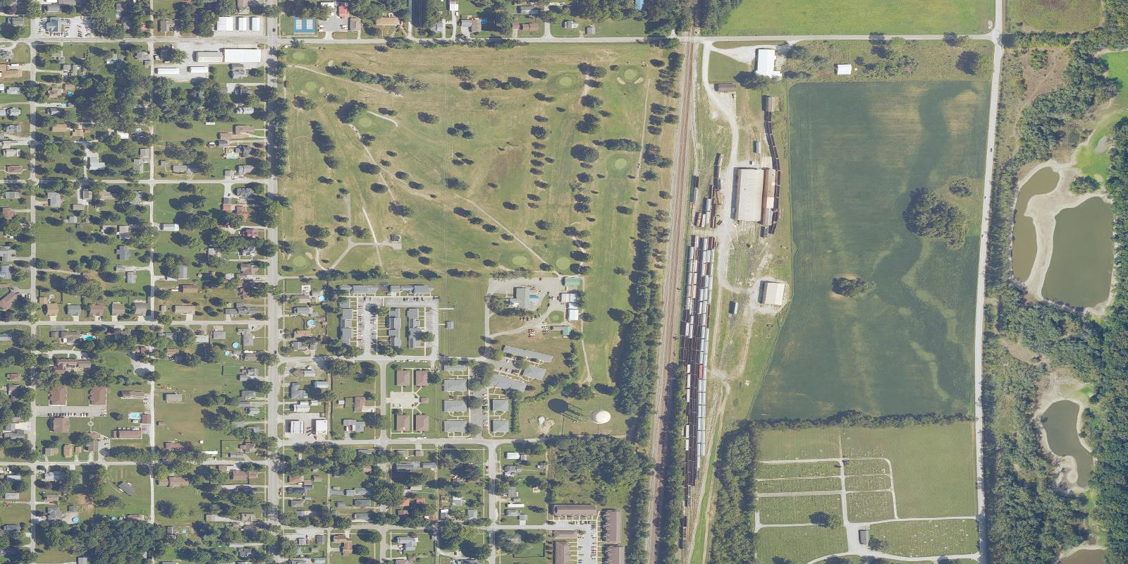 Satellite view of Matthews Park Golf Course
