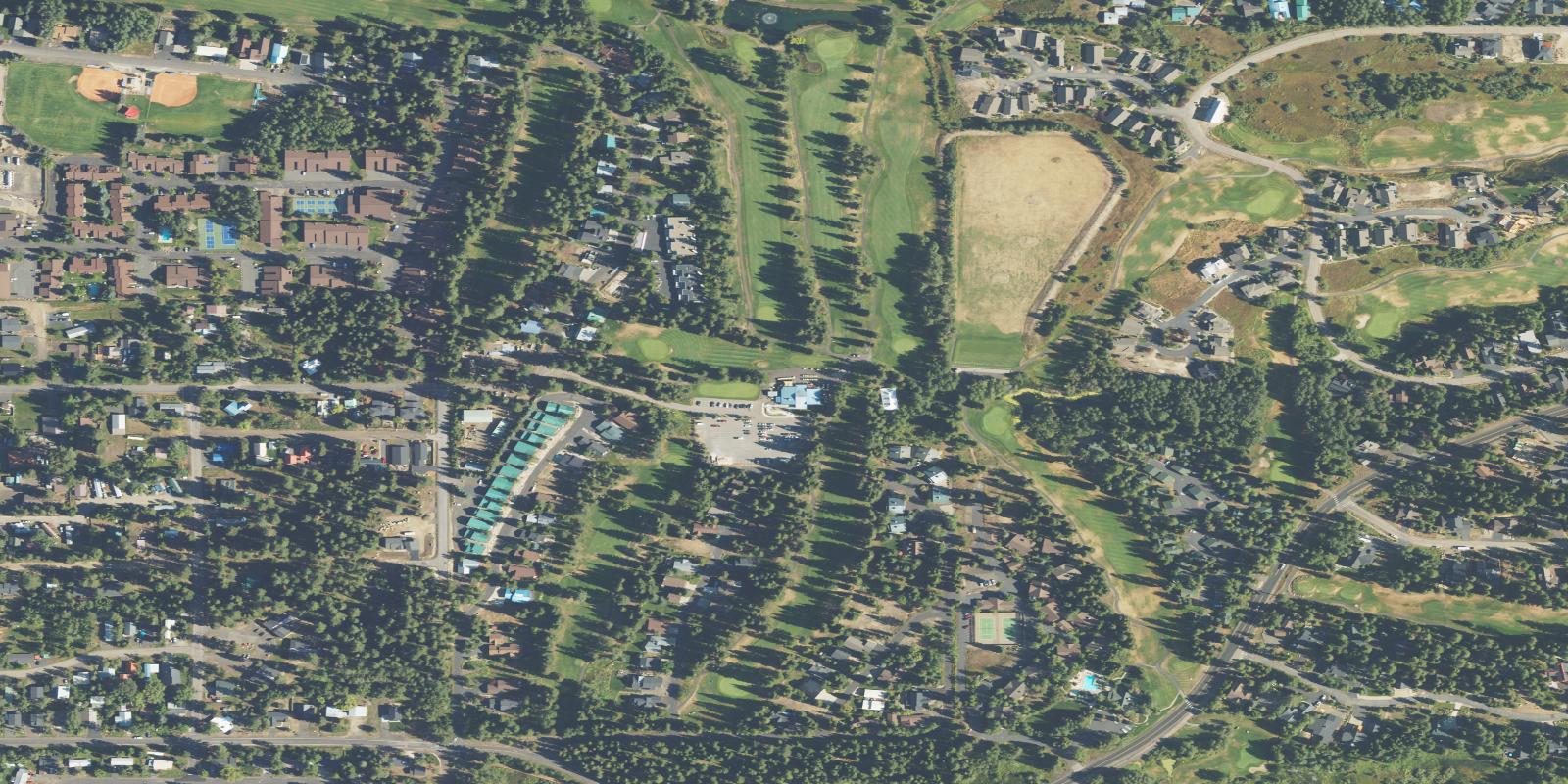 Satellite view of McCall Municipal Golf Course