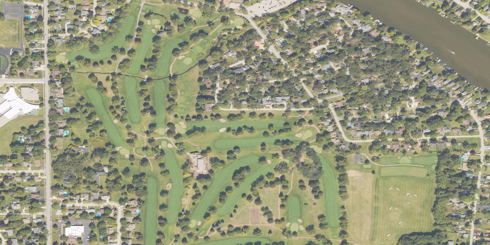 Satellite view of McHenry Country Club
