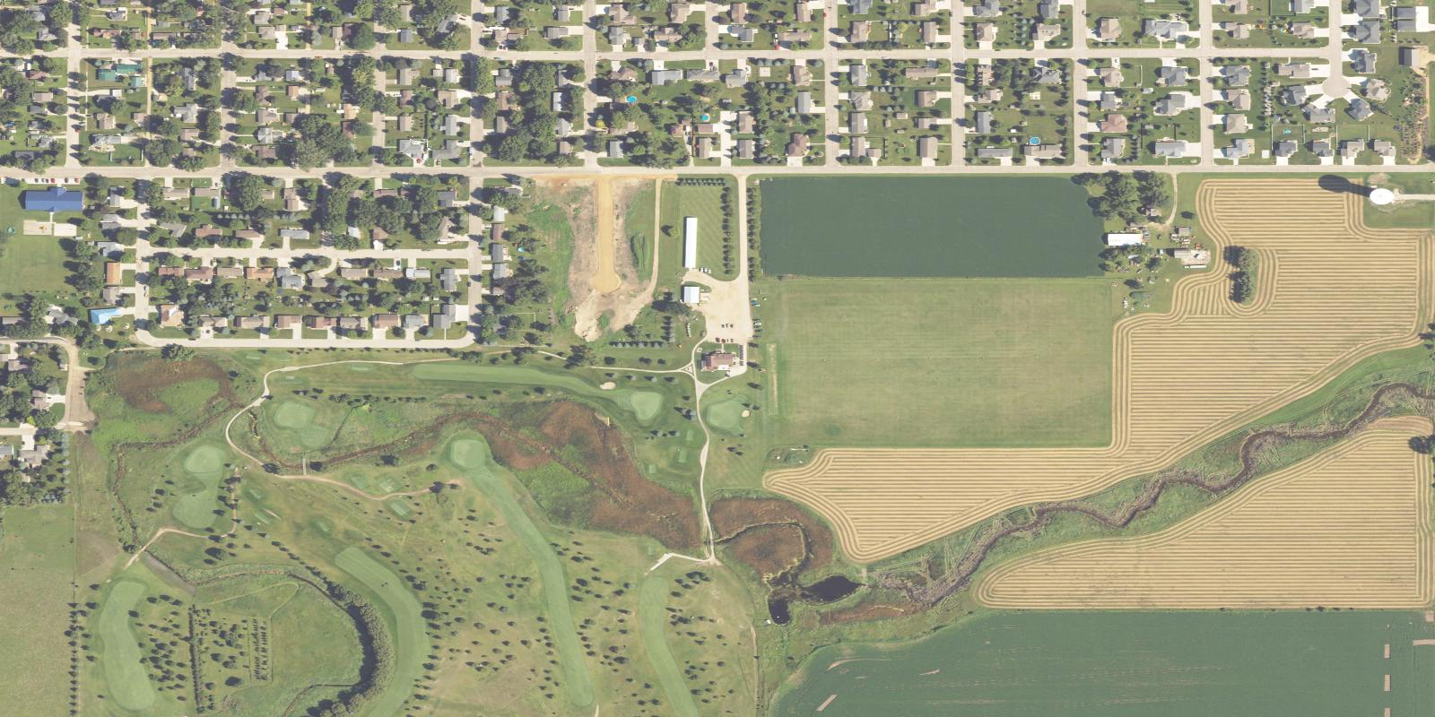 Satellite view of Meadow Creek Golf Course