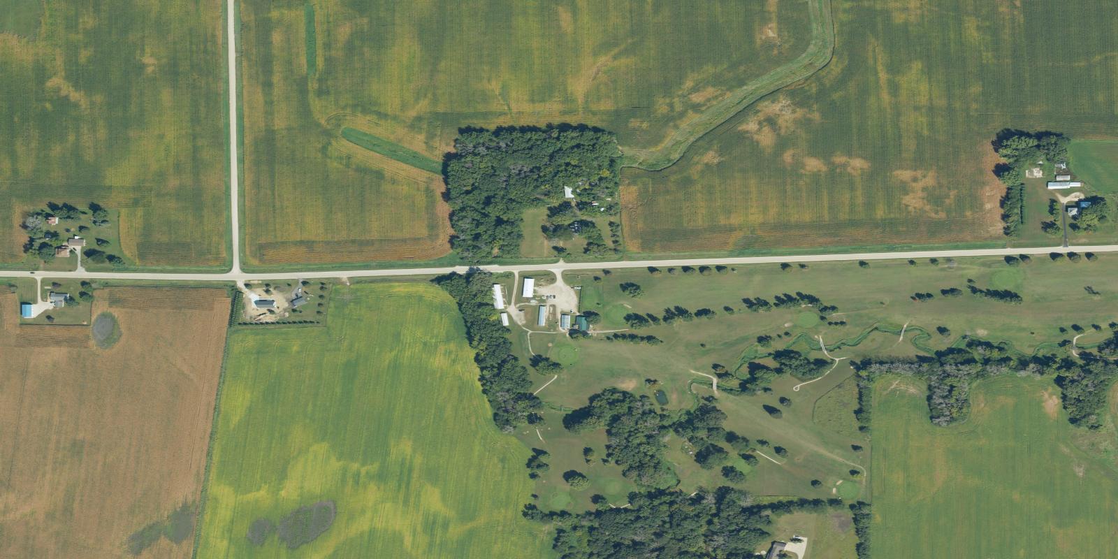 Satellite view of Meadow Hills Golf Course