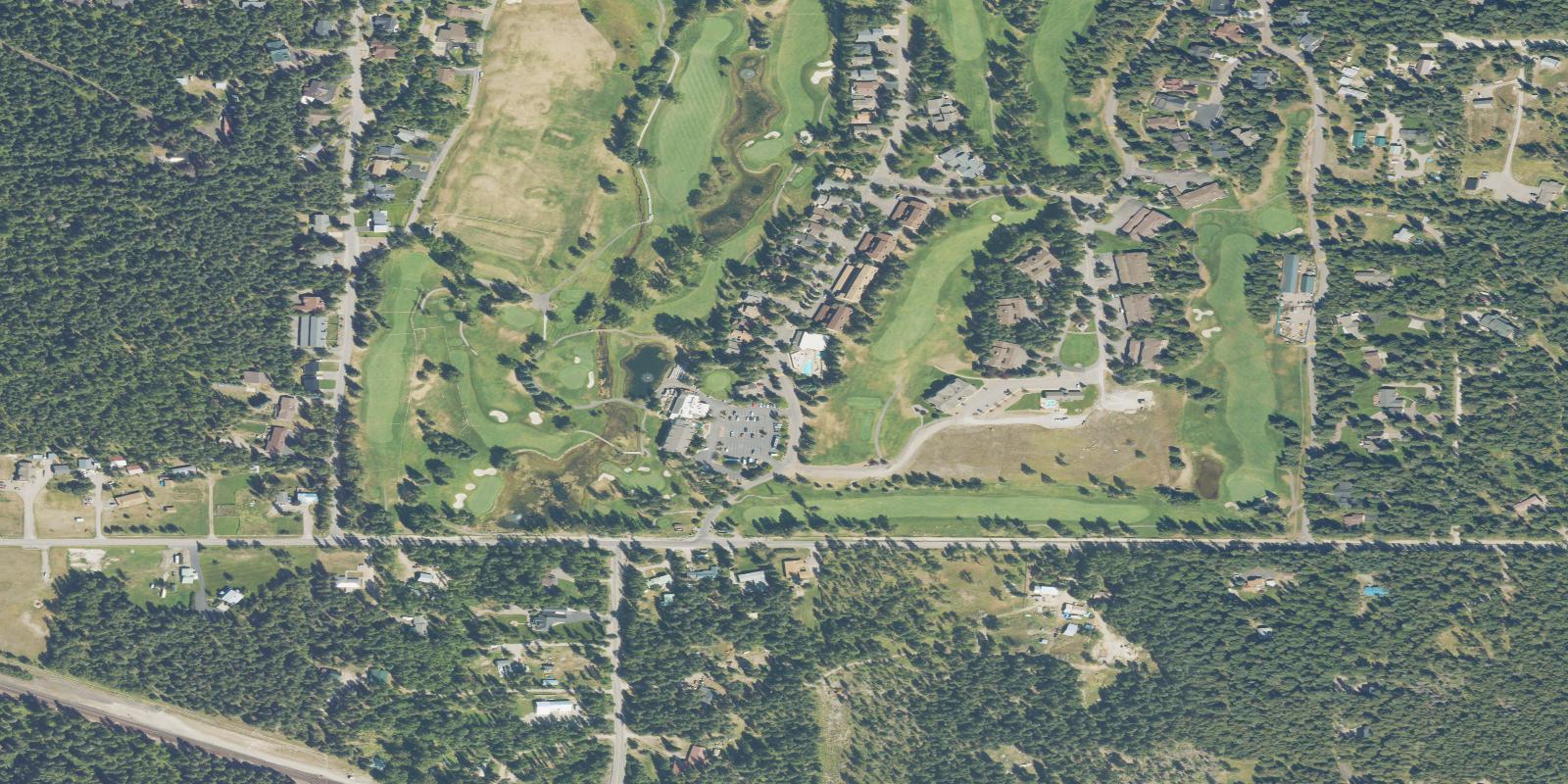 Satellite view of Meadow Lake Golf Course