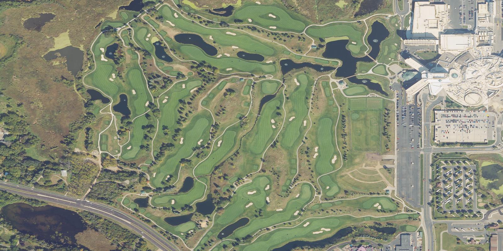 Satellite view of Meadow Lakes Golf Club