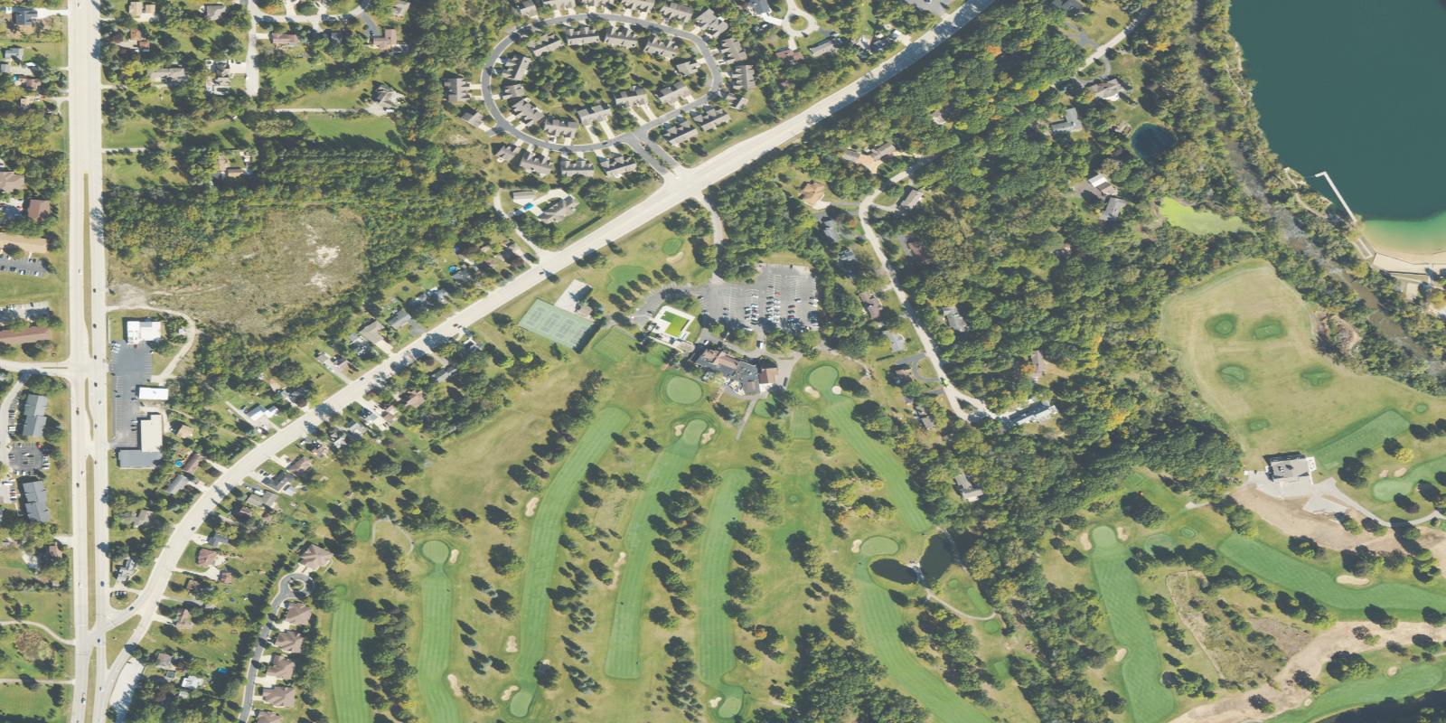Satellite view of Meadowbrook Country Club