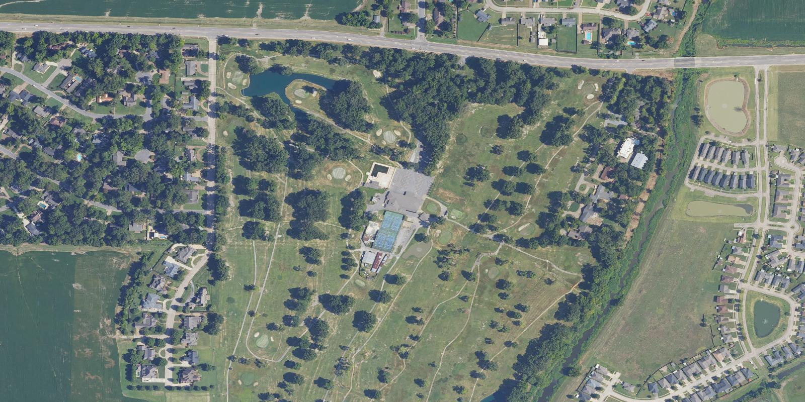 Satellite view of Meadowbrook Country Club
