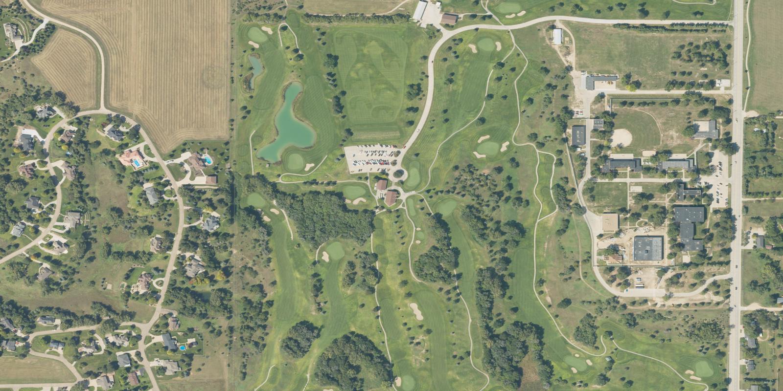 Satellite view of Meadowlark Hills Golf Course