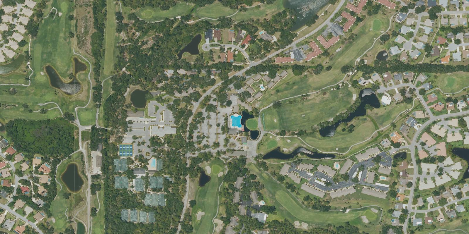 Satellite view of Meadows Course at The Meadows Country Club