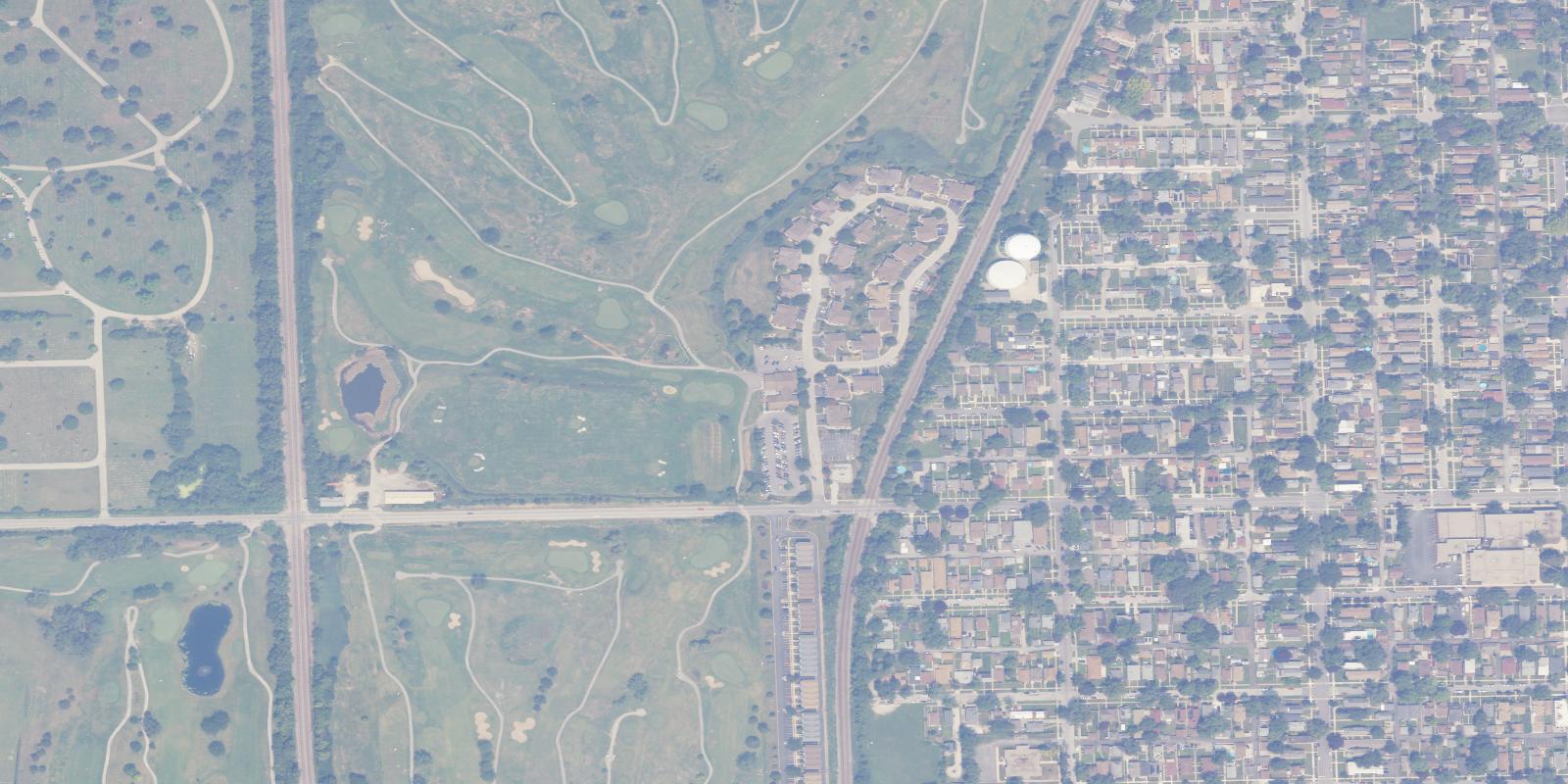 Satellite view of Meadows Golf Club