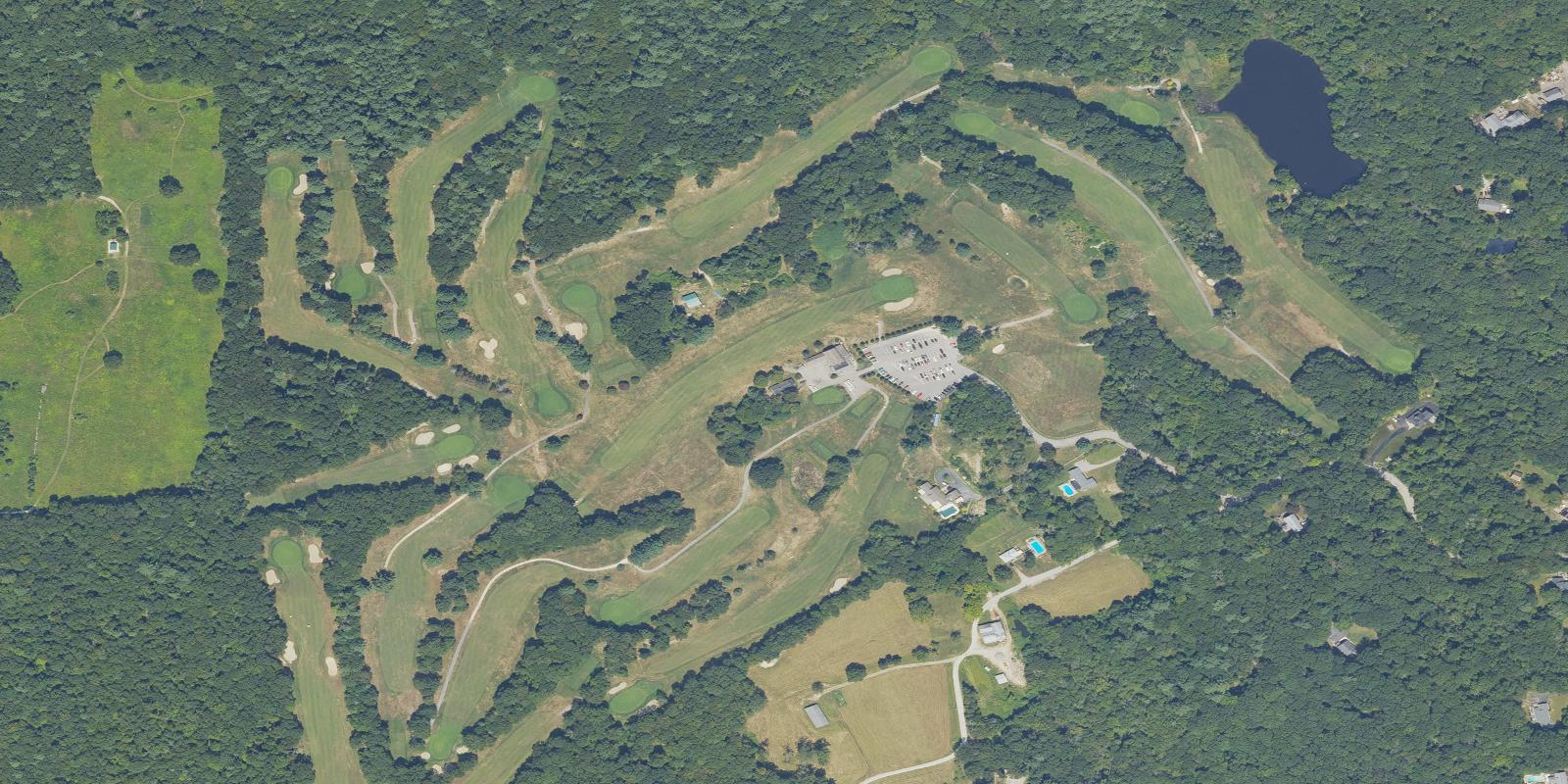Satellite view of Melody Hill Golf Course