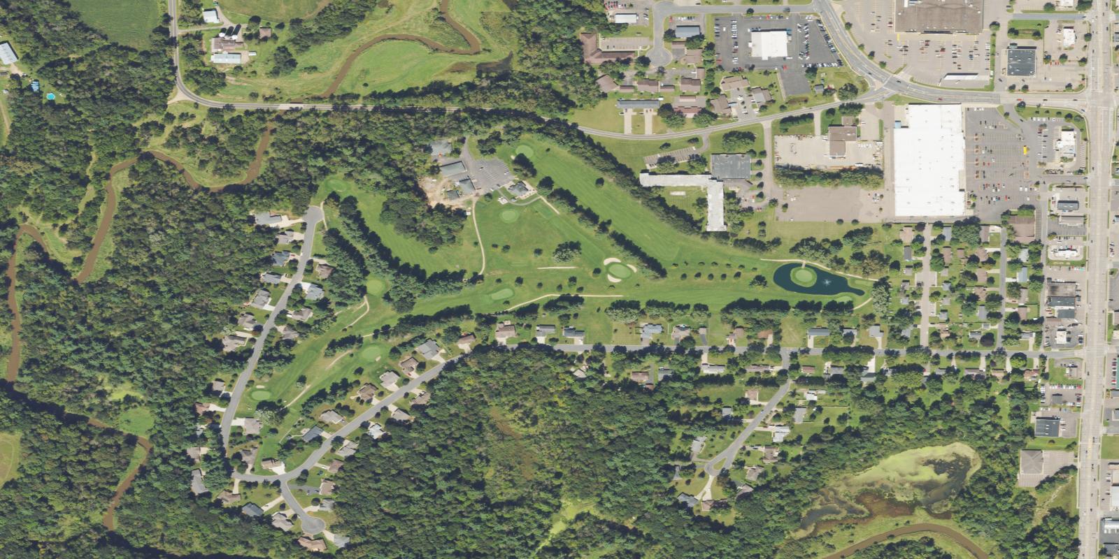 Satellite view of Menomonie Country Club