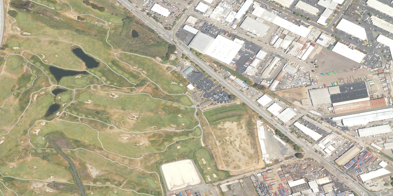 Satellite view of Metropolitan Golf Links