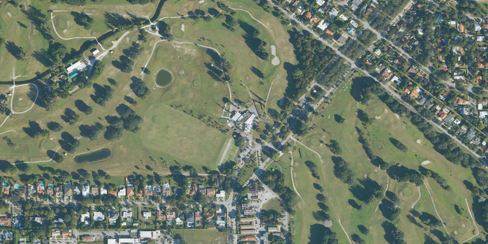 Satellite view of Miami Springs Golf Country Club