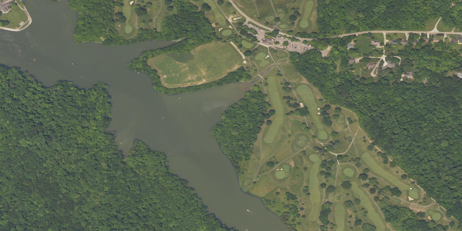 Satellite view of Miami Whitewater Forest Golf Course