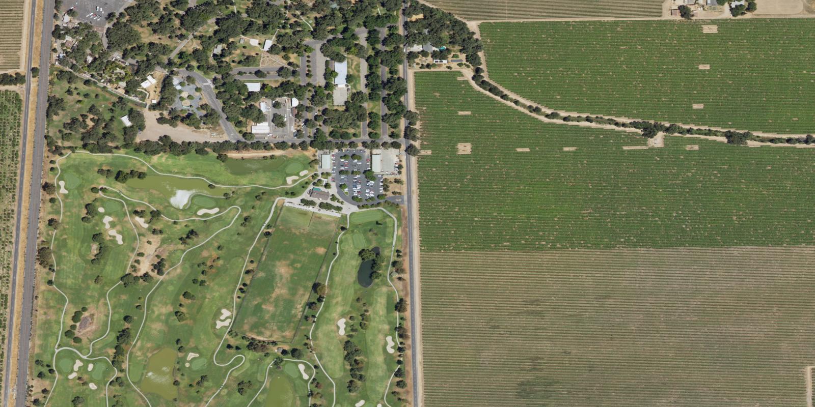 Satellite view of Micke Grove Golf Links