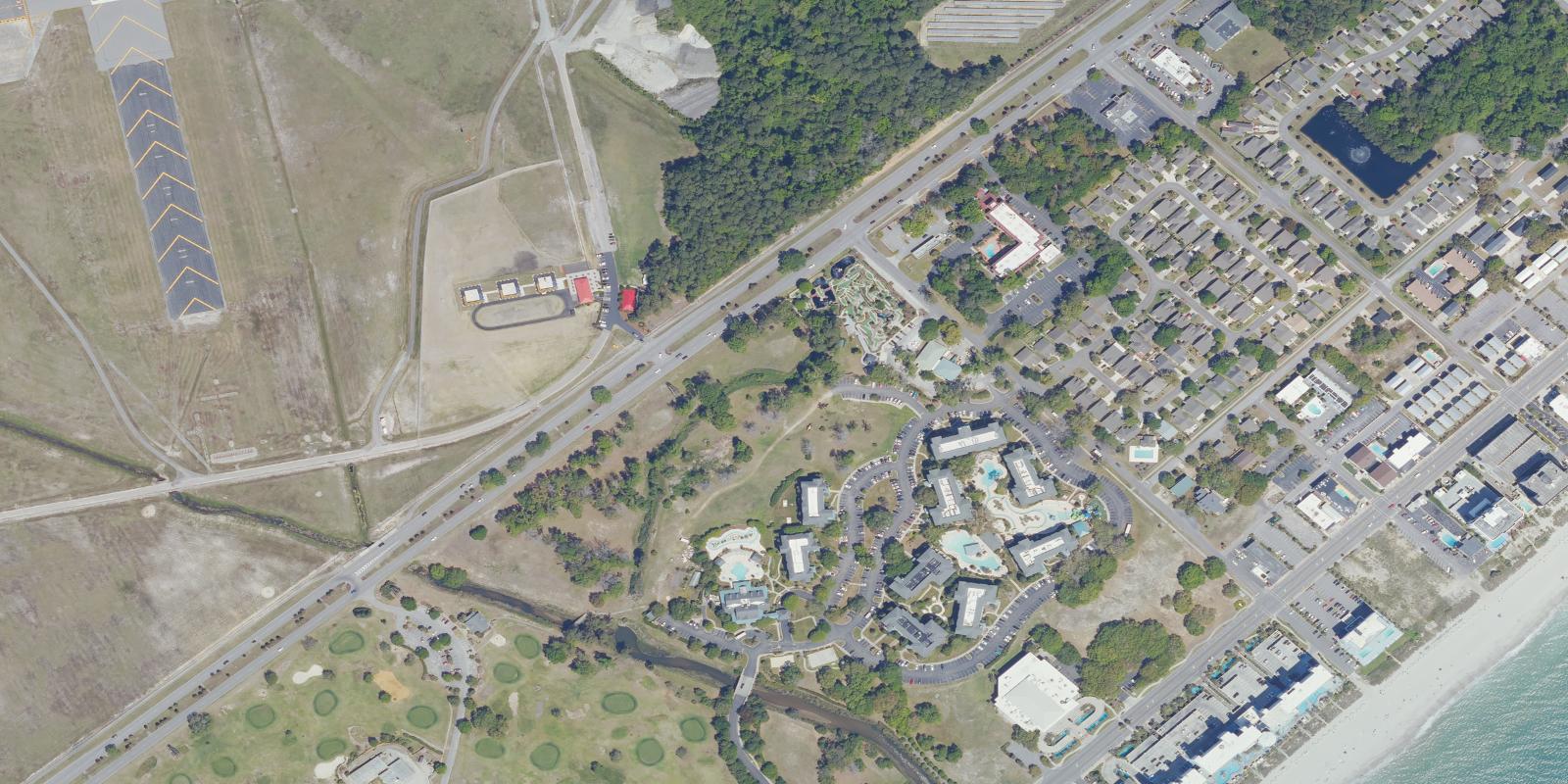 Satellite view of Midway Par 3 North Nine