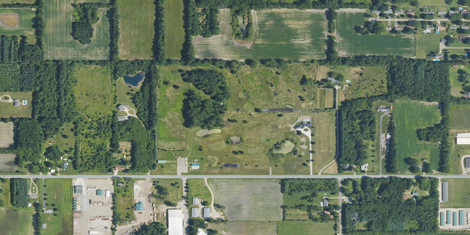 Satellite view of Milan Creek Golf Course