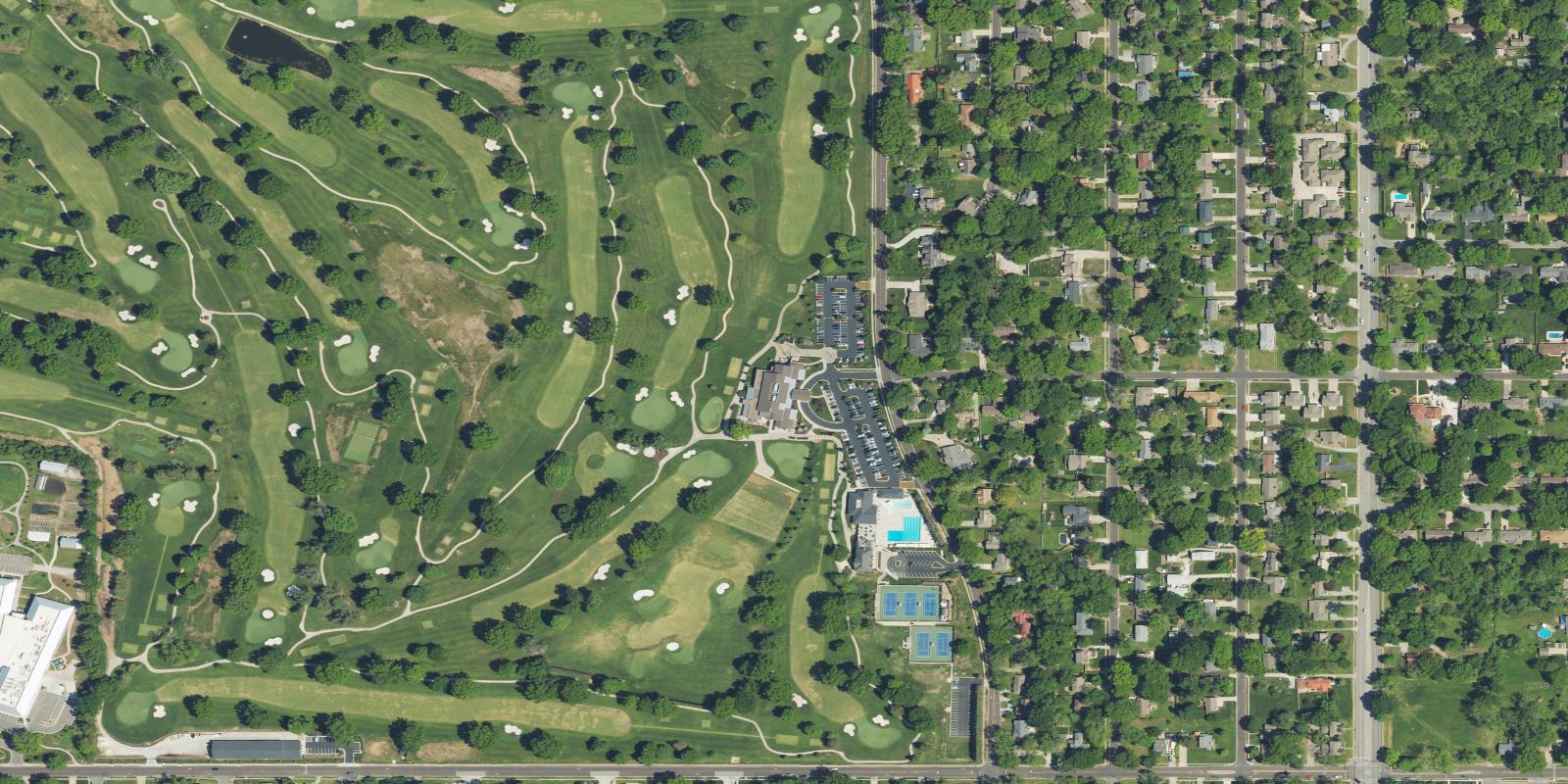 Satellite view of Milburn Golf & Country Club