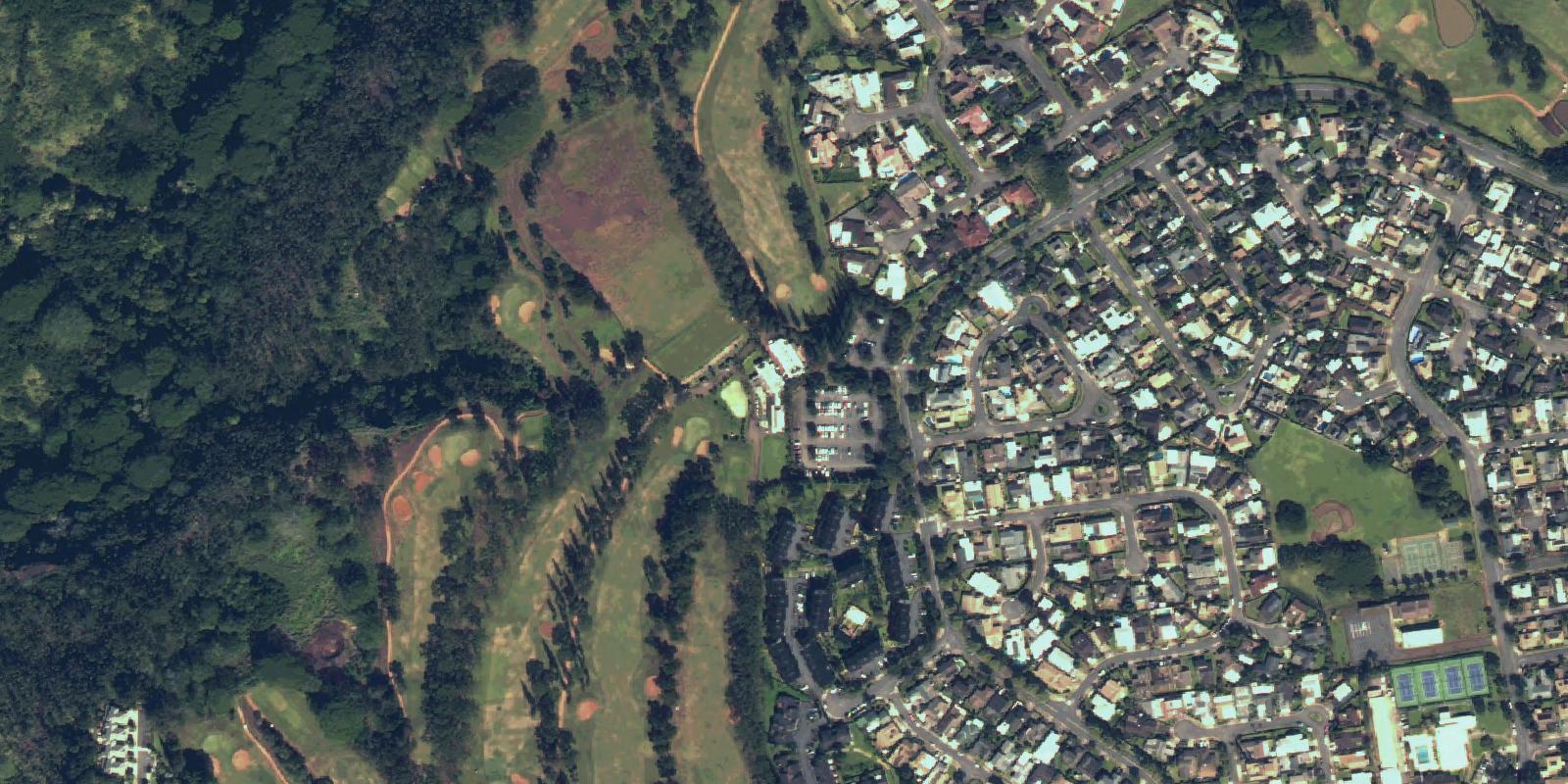 Satellite view of Mililani Golf Club