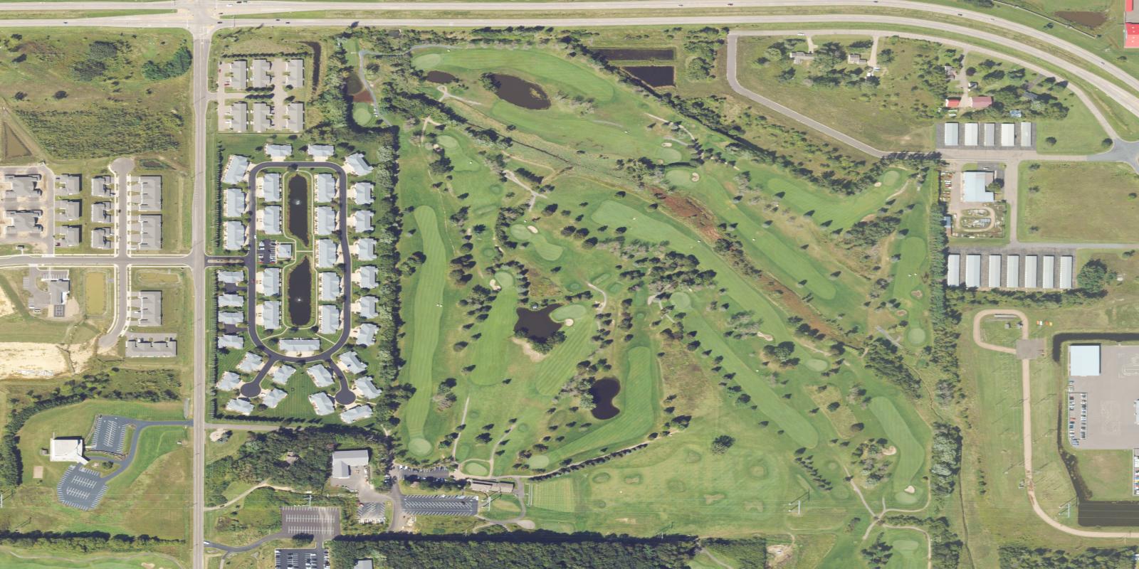 Satellite view of Mill Run Golf Course