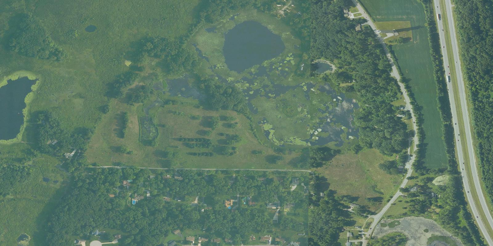 Satellite view of Mink Lake Golf Course