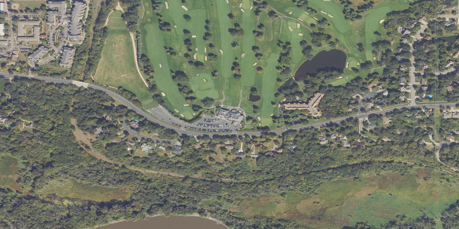 Satellite view of Minnesota Valley Country Club