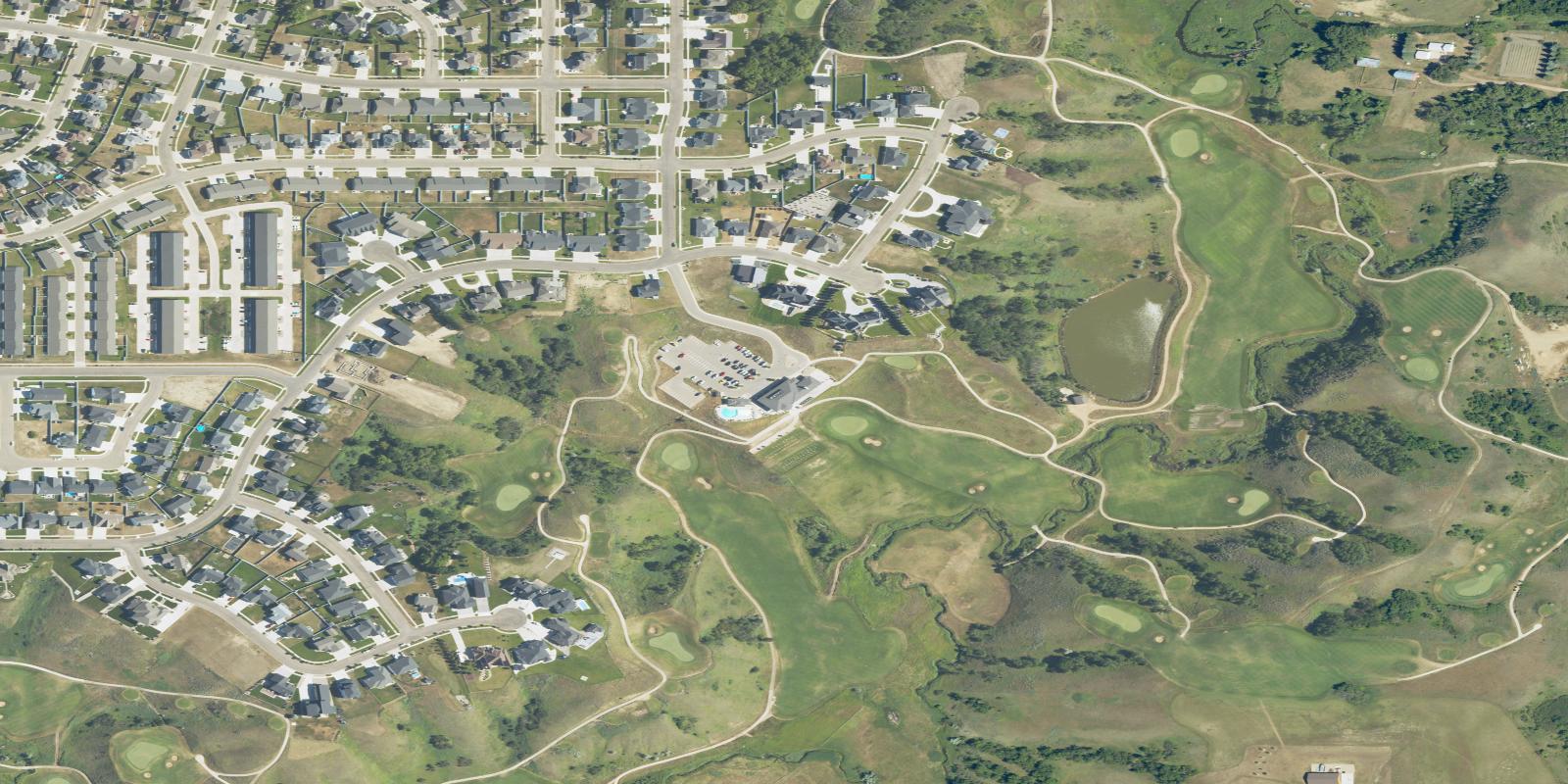 Satellite view of Minot Country Club