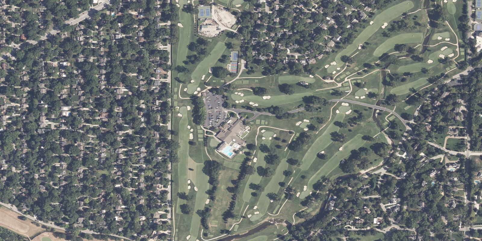 Satellite view of Mission Hills Country Club