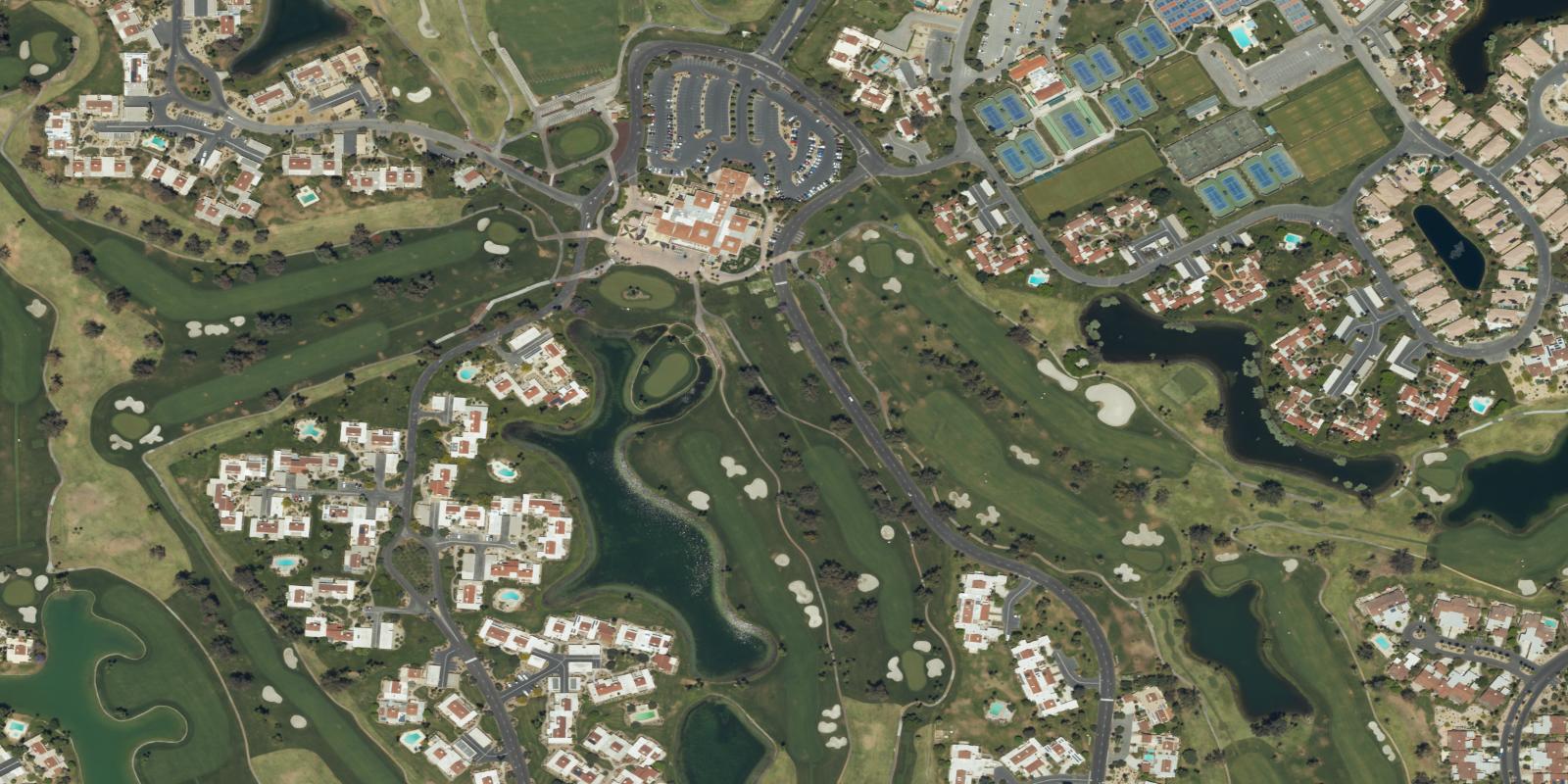 Satellite view of Mission Hills Country Club