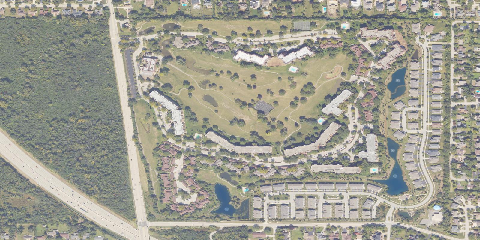 Satellite view of Mission Hills Country Club