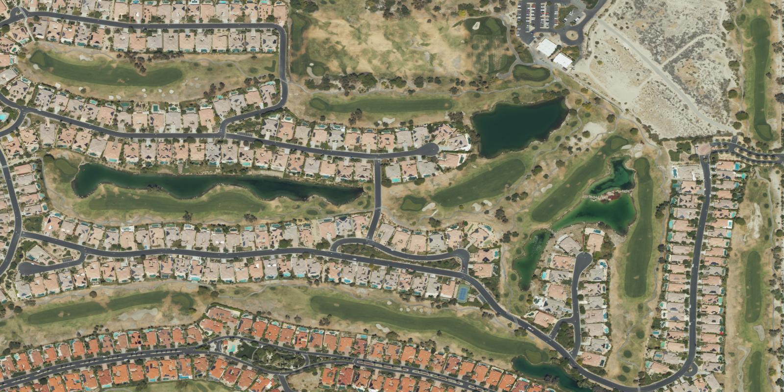 Satellite view of Mission Hills - Gary Player
