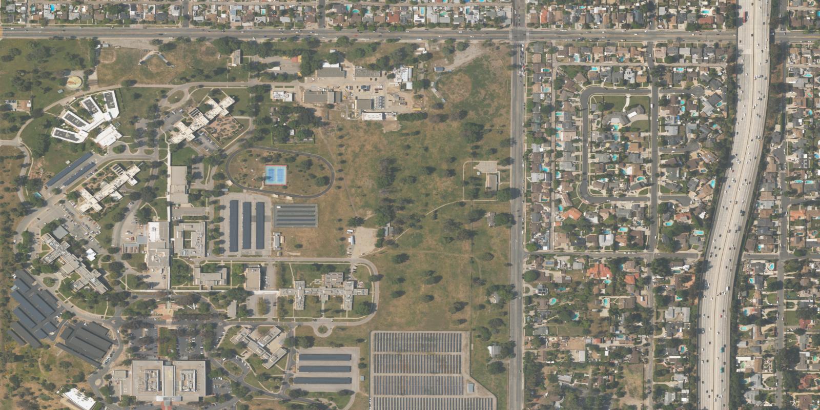 Satellite view of Mission Hills Golf Course