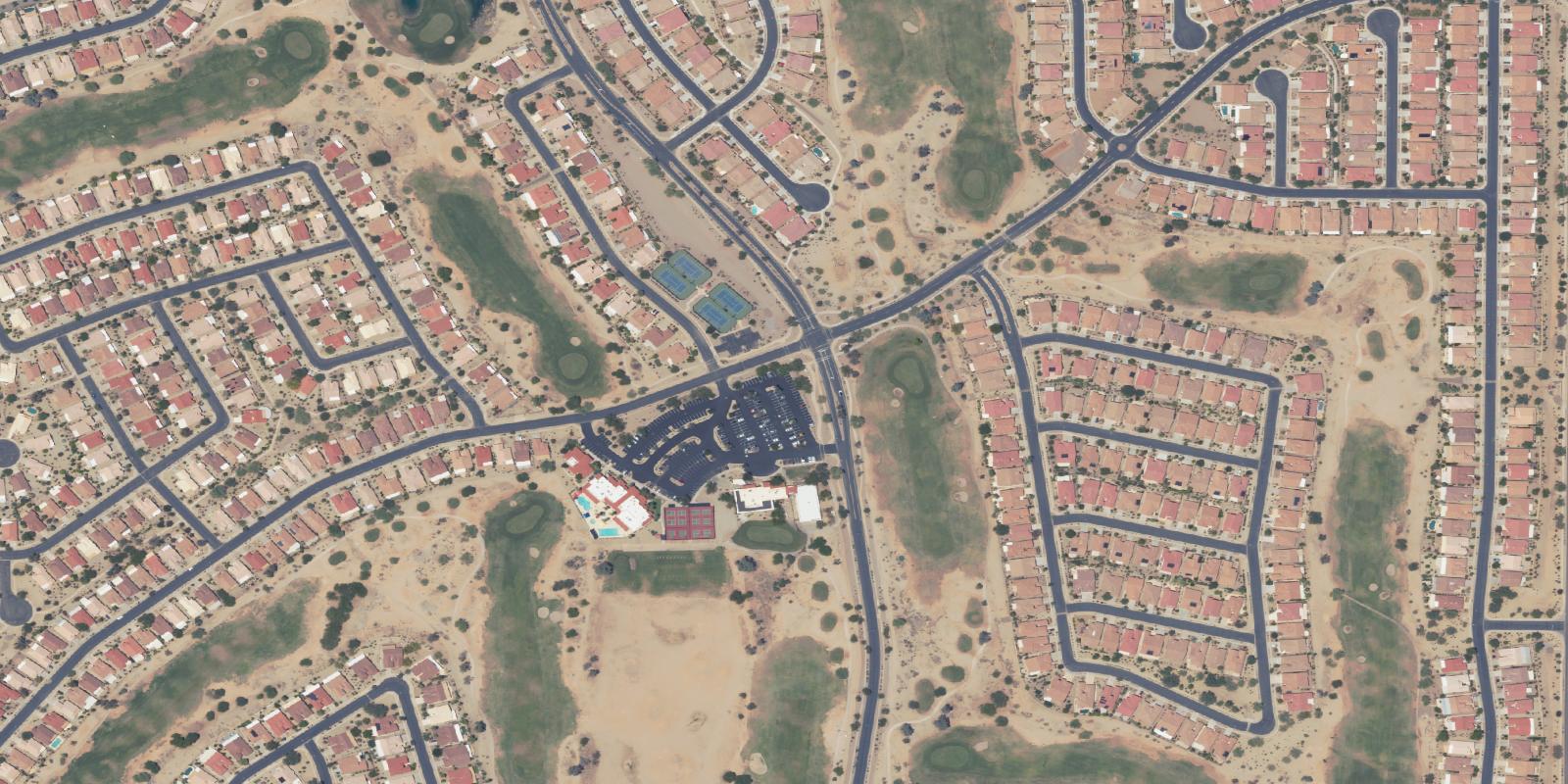 Satellite view of Mission Royale Golf Club