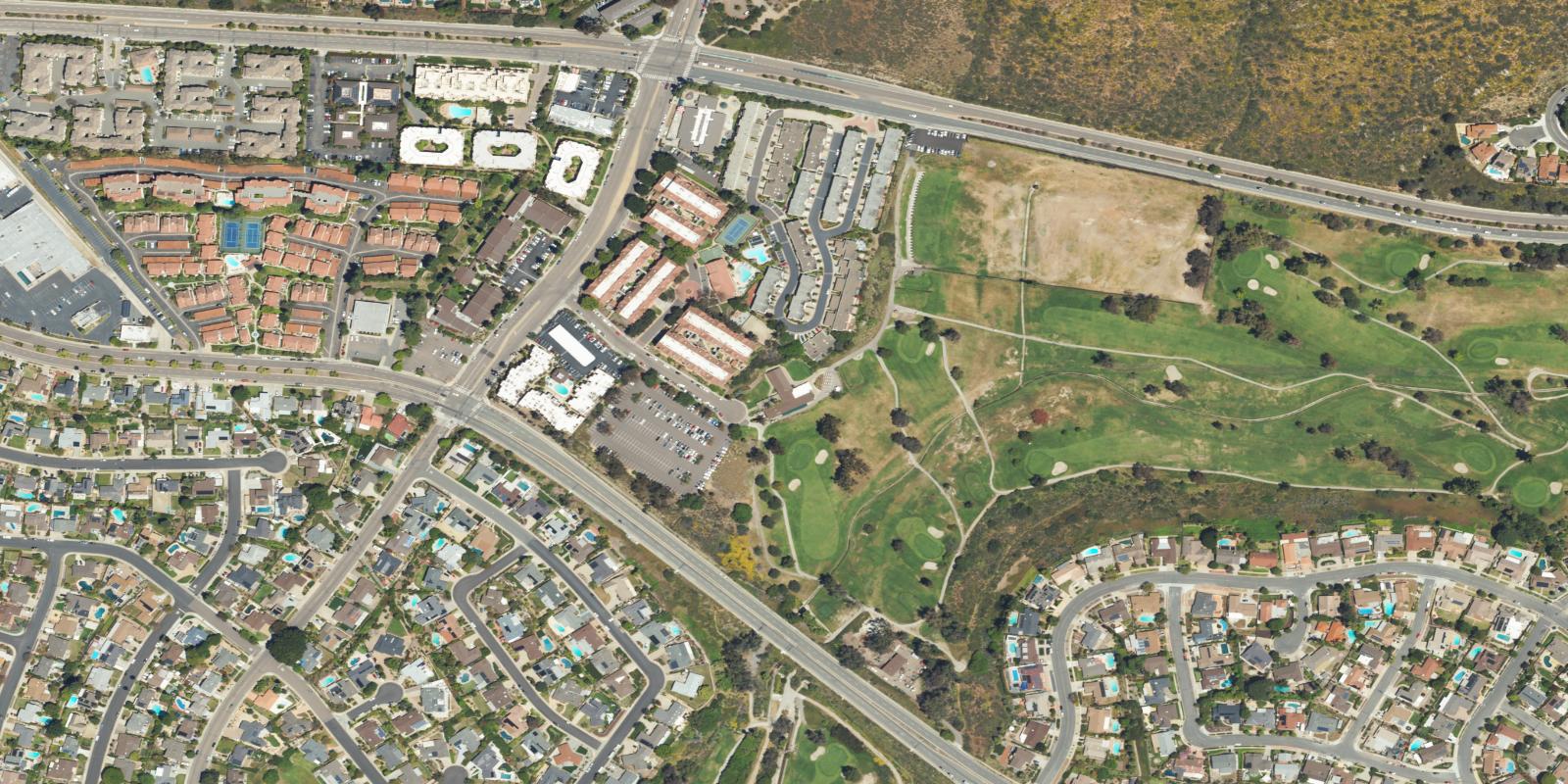 Satellite view of Mission Trails Golf Course