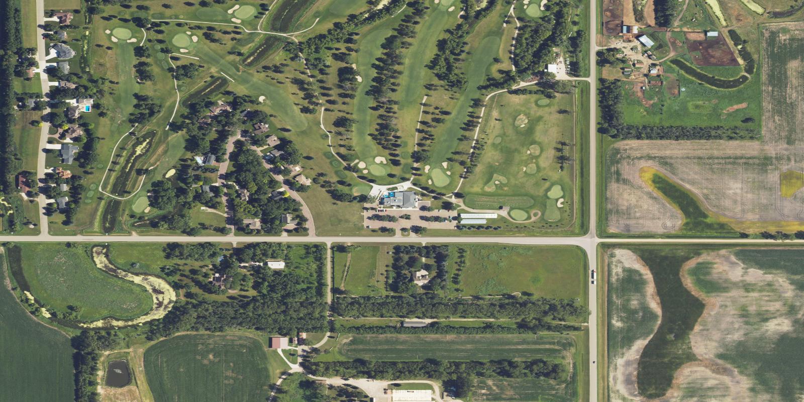 Satellite view of Moccasin Creek Country Club