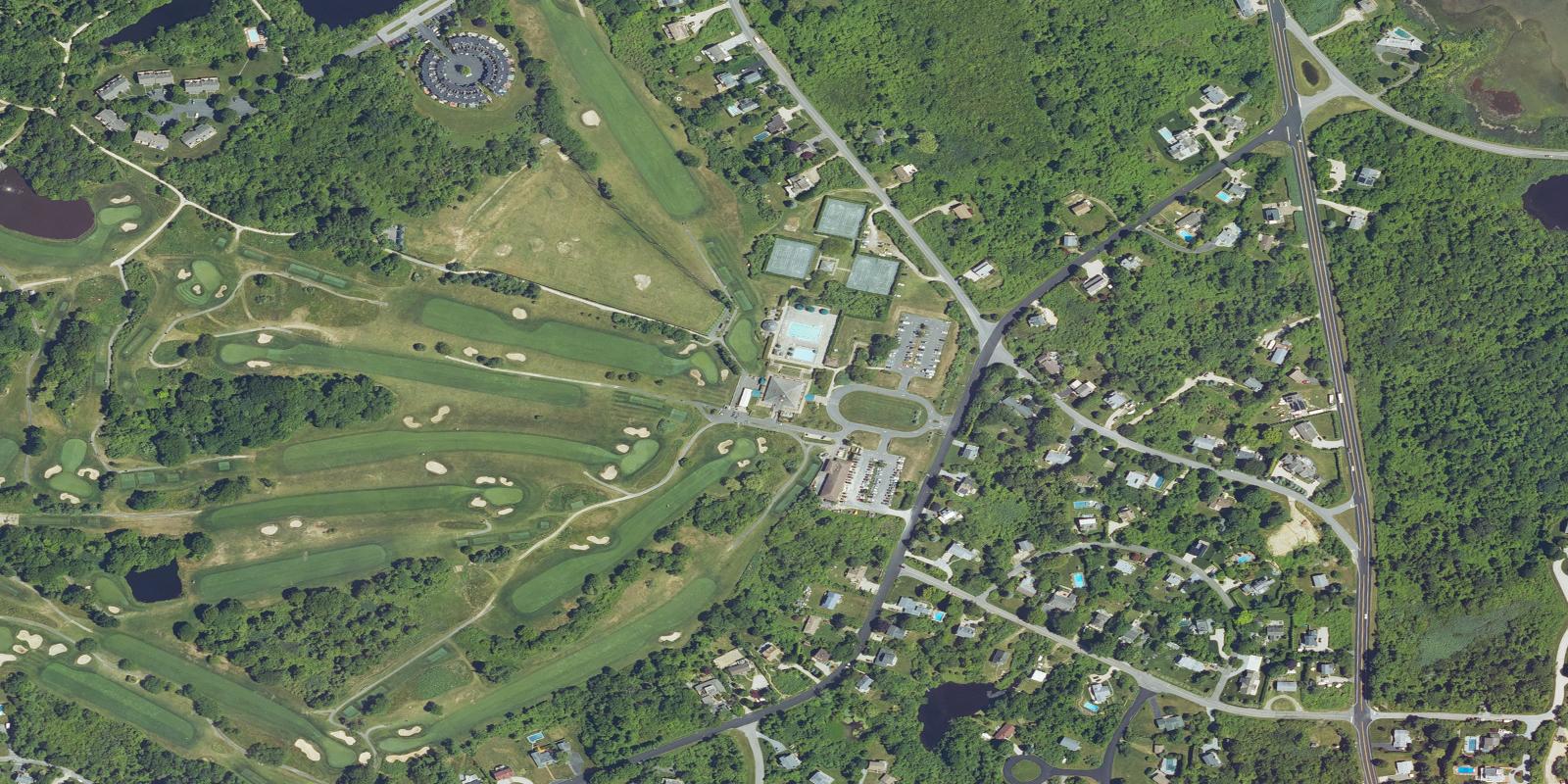 Satellite view of Montauk Downs State Park