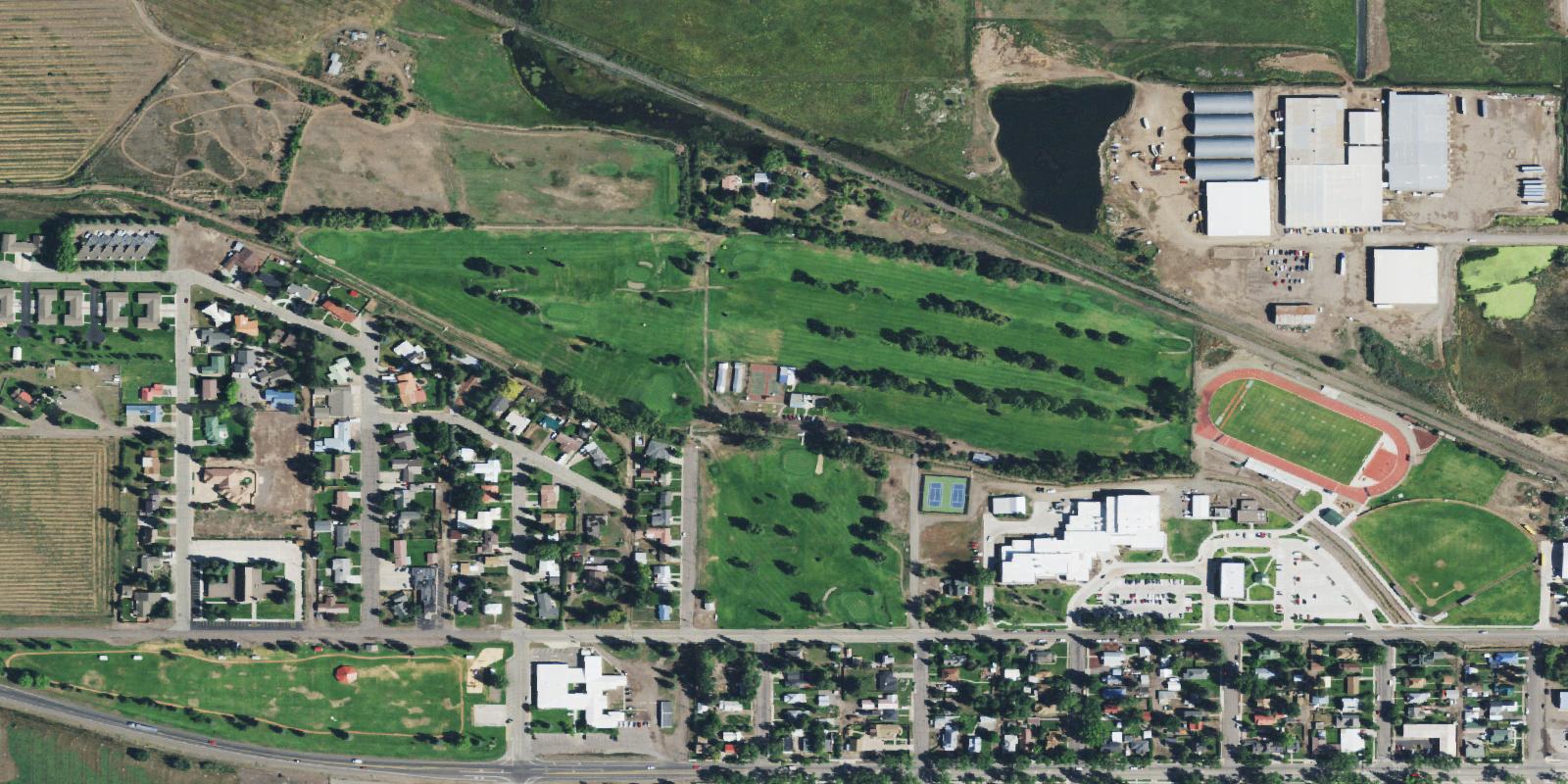 Satellite view of Monte Vista Country Club