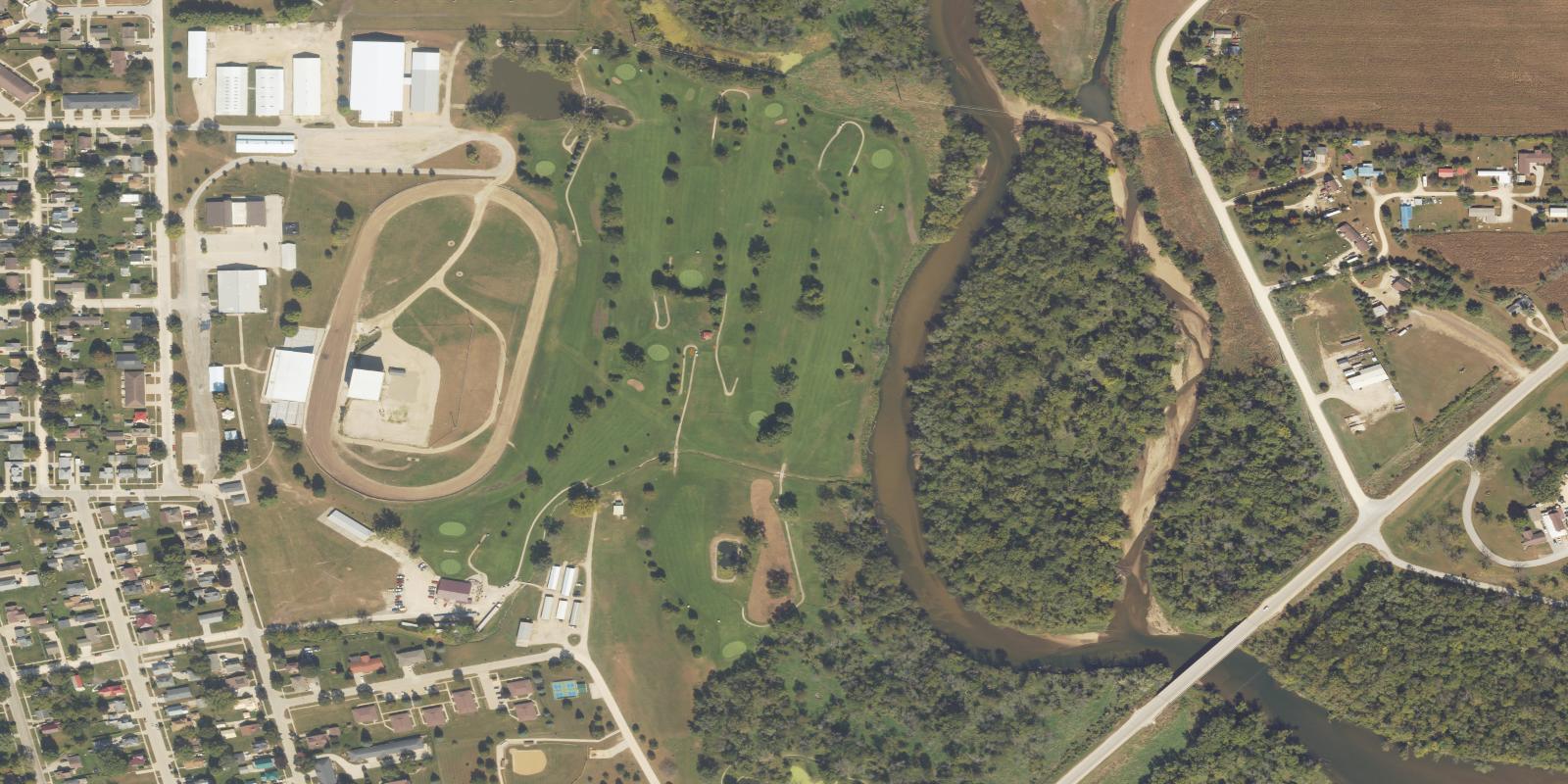 Satellite view of Monticello Golf Club