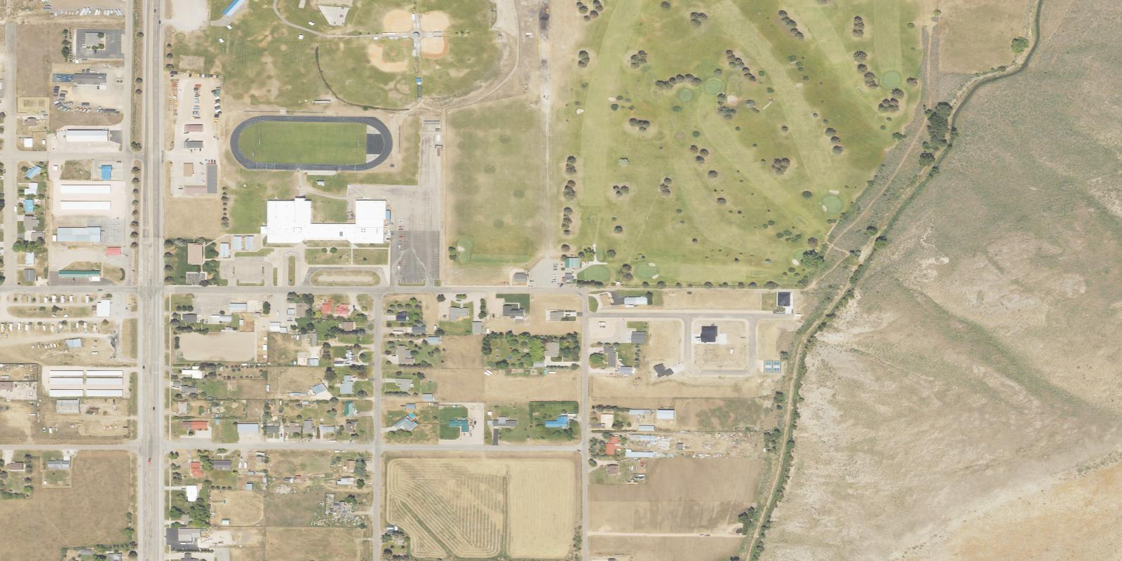 Satellite view of Montpelier Golf Course