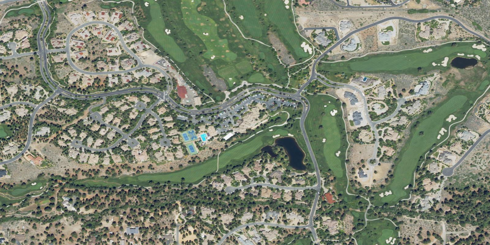 Satellite view of Montreux Golf & Country Club