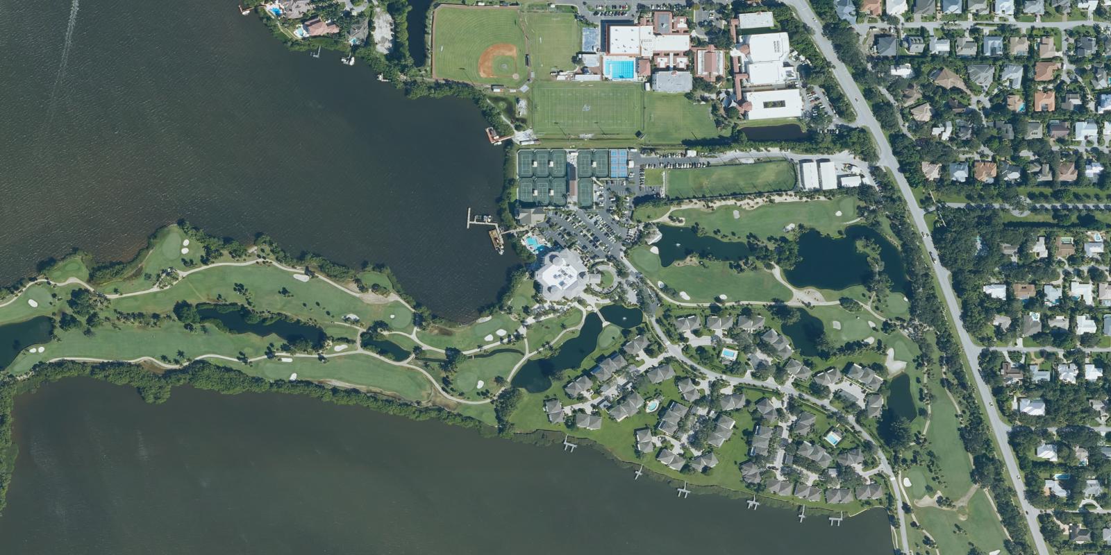 Satellite view of Moorings Golf Club