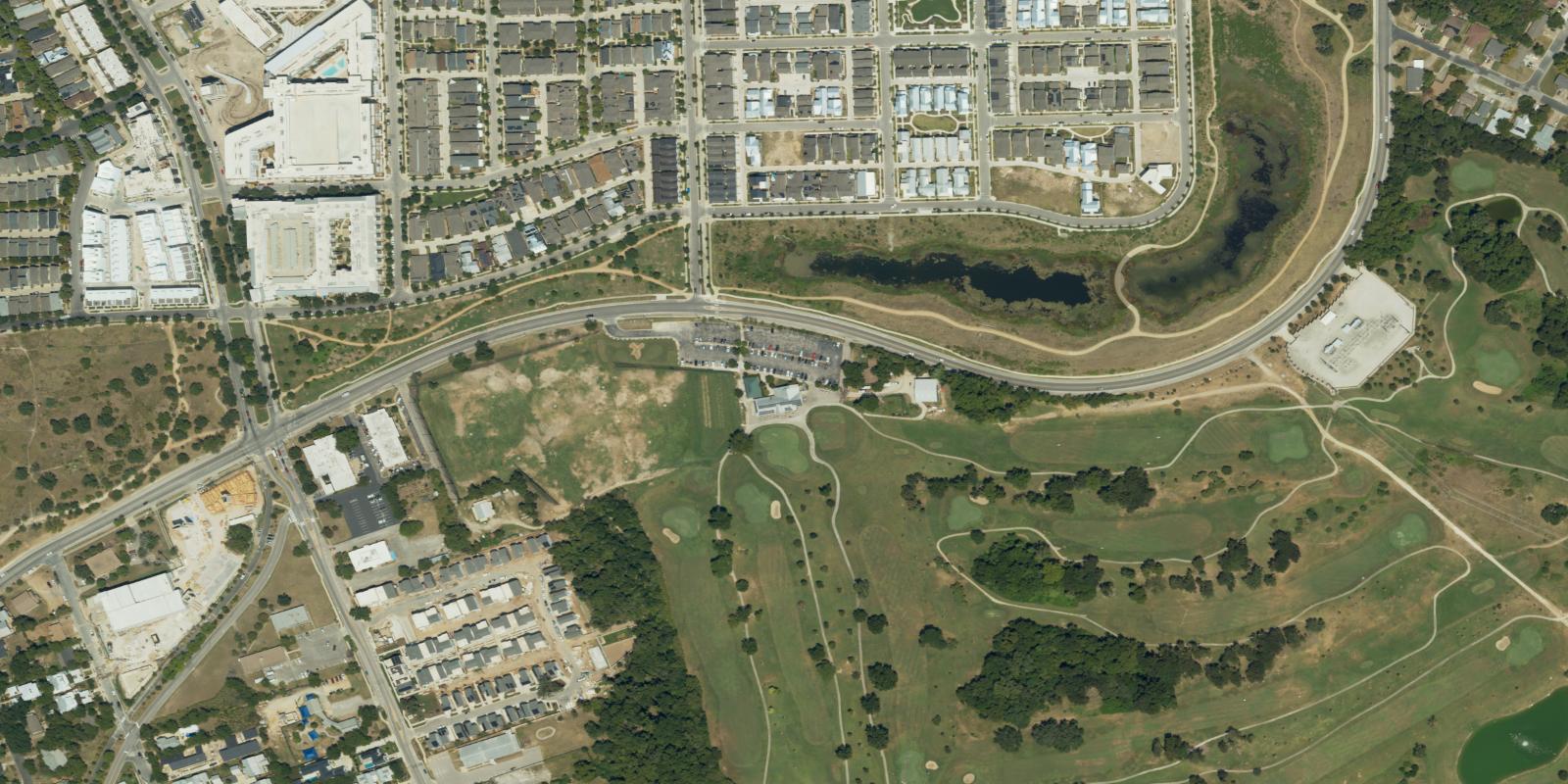 Satellite view of Morris Williams Golf Course