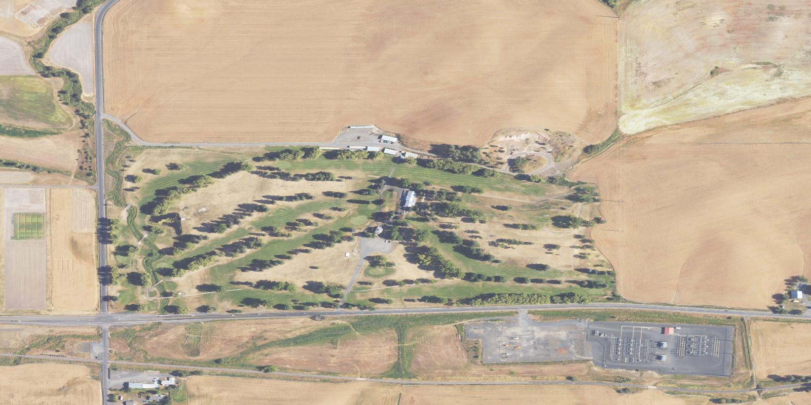 Satellite view of Moscow Elks Golf Course