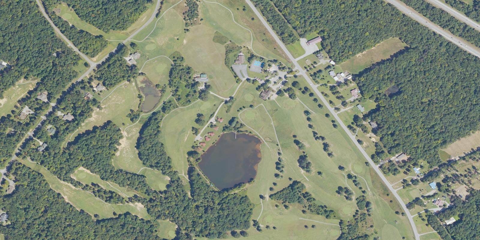 Satellite view of Mountain Ridge Golf Club