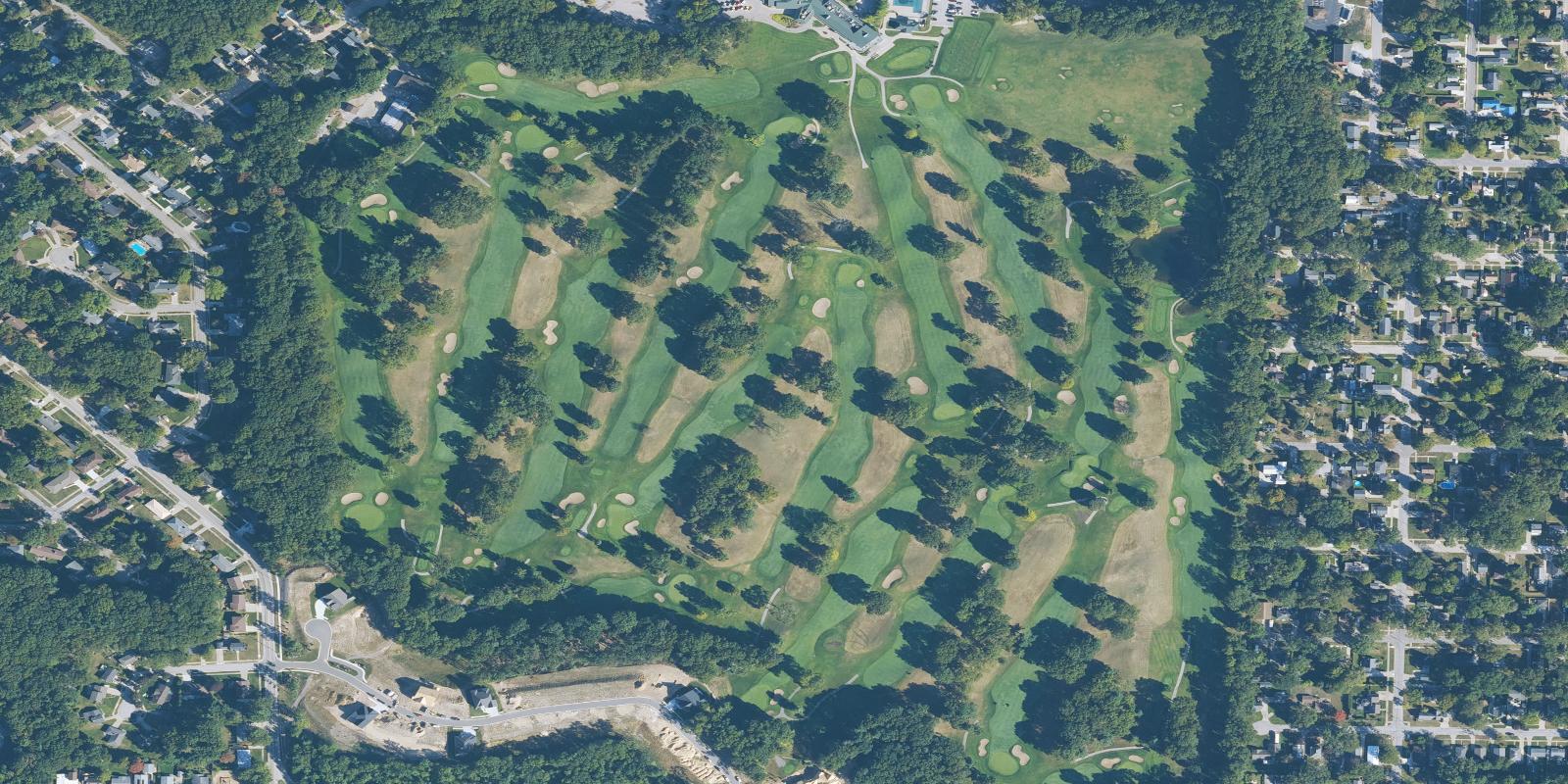 Satellite view of Muskegon Country Club
